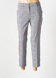 Pantalon 7/8 stretch taille normale bleu TONI femme