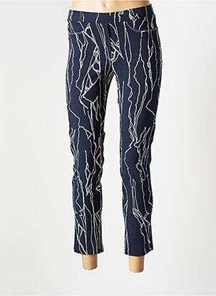 Pantalon 7/8 bleu FRANCE RIVOIRE pour femme