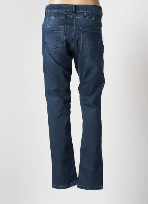 Jeans coupe slim broderie rivets taille normale bleu MERI & ESCA femme