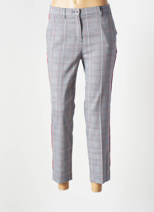 Pantalon 7/8 stretch taille normale bleu TONI femme