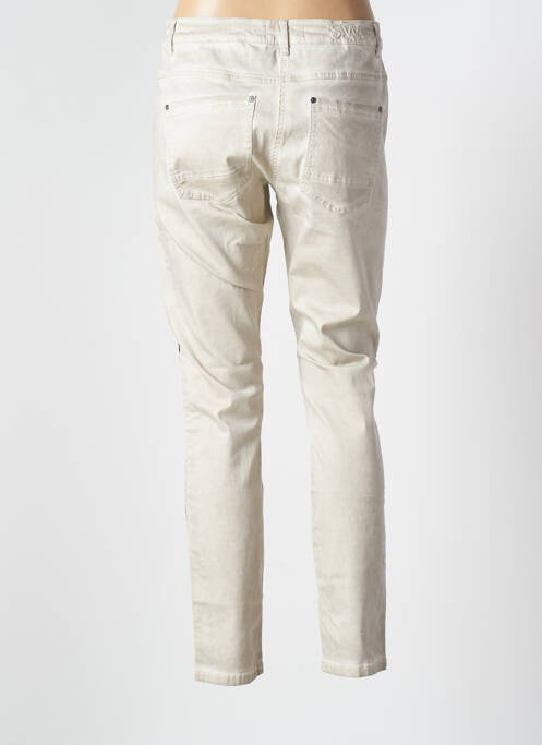 Pantalon slim beige SANDWICH pour femme