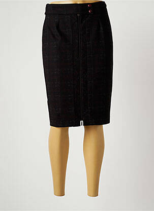 Jupe mi-longue stretch noir MERI & ESCA femme