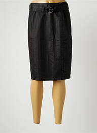 Jupe mi-longue stretch noir SANDWICH femme