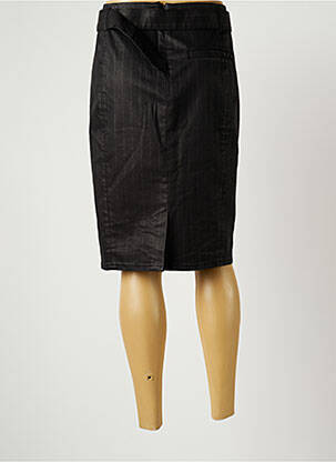 Jupe mi-longue stretch noir SANDWICH femme