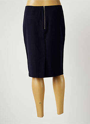 Jupe mi-longue taille normale bleu EVA KAYAN femme