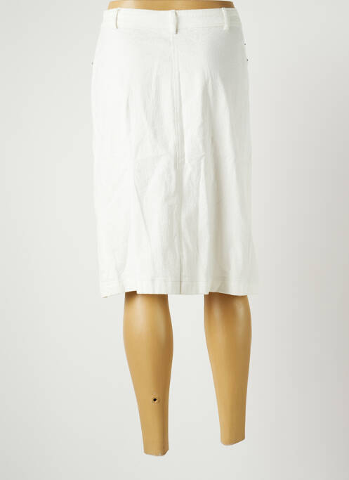 Jupe mi-longue blanc MERI & ESCA pour femme