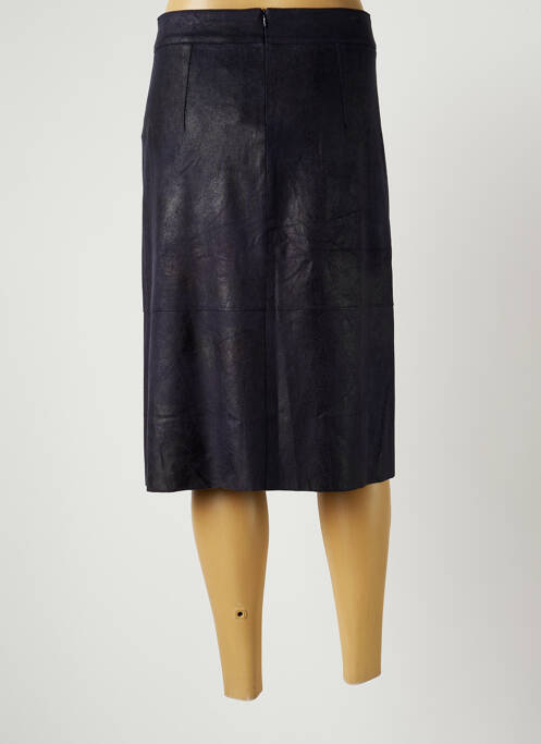 Jupe mi-longue bleu SANDWICH pour femme
