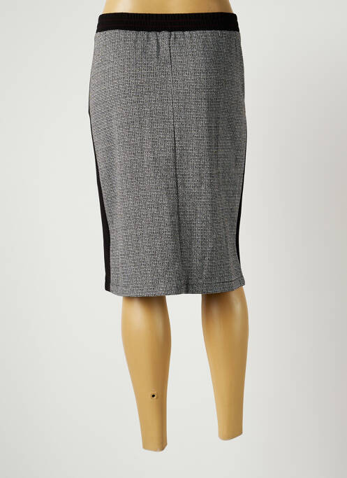 Jupe mi-longue noir FRANCE RIVOIRE pour femme