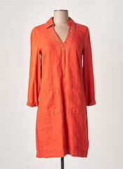 Robe mi-longue orange SANDWICH pour femme seconde vue