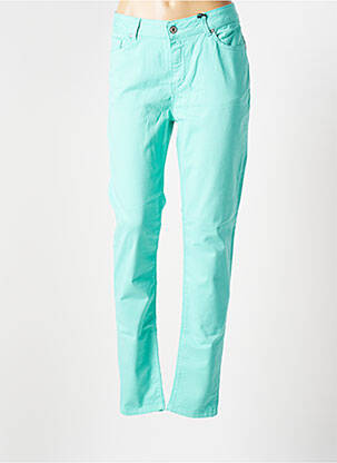 Pantalon slim stretch taille normale bleu VOTRE NOM femme