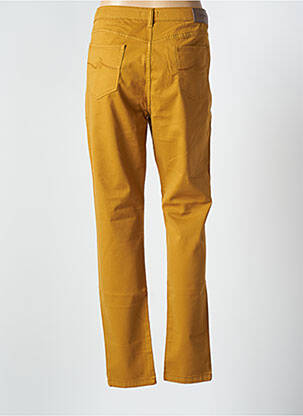 Pantalon slim broderie rivets taille normale jaune VOTRE NOM femme