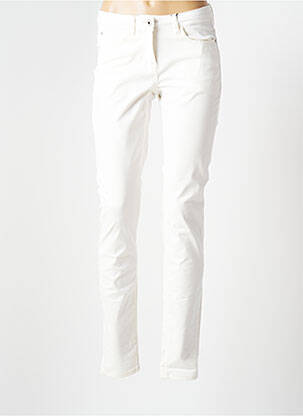Pantalon slim blanc SANDWICH pour femme