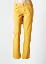 Pantalon slim jaune ONE STEP pour femme seconde vue