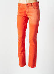 Pantalon slim orange SET pour femme seconde vue