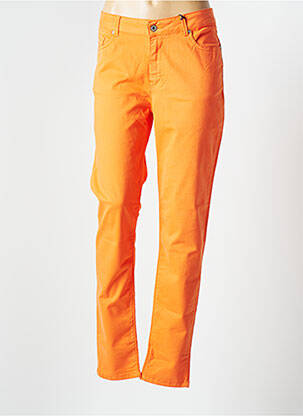 Pantalon slim orange VOTRE NOM pour femme