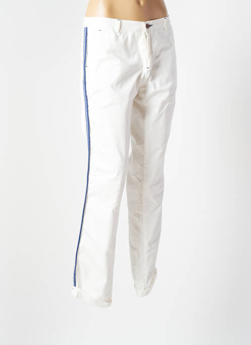 Pantalon 7/8 blanc BARB'ONE pour femme