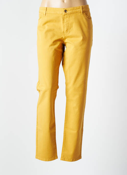 Pantalon slim jaune ONE STEP pour femme