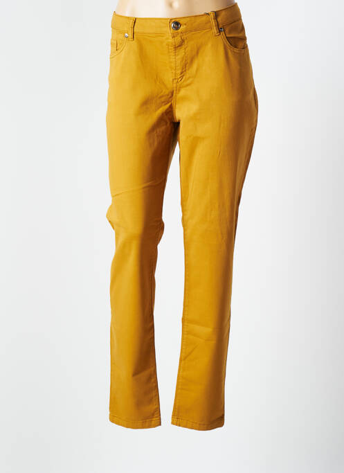 Pantalon slim jaune VOTRE NOM pour femme