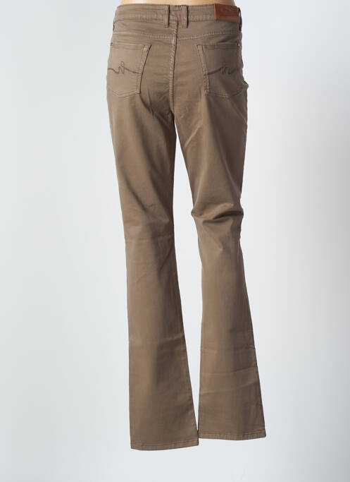 Pantalon slim marron VOTRE NOM pour femme