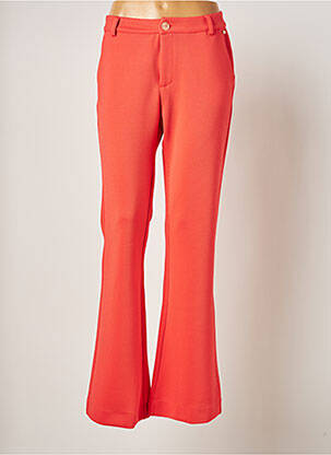Pantalon flare stretch taille normale orange POM AMSTERDAM femme