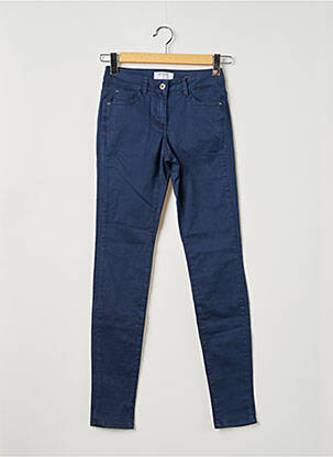 Pantalon slim broderie rivets taille normale bleu SANDWICH femme