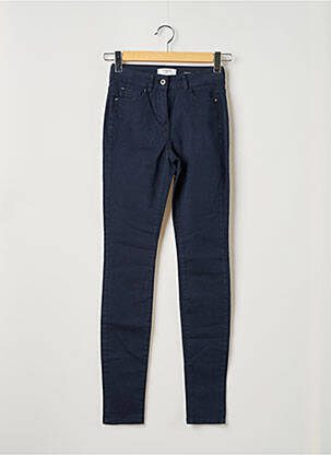 Pantalon slim broderie rivets taille normale bleu SANDWICH femme