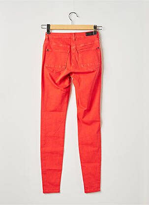 Pantalon slim taille basse taille basse rouge SANDWICH femme