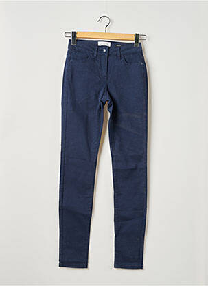 Pantalon slim broderie rivets taille normale bleu SANDWICH femme
