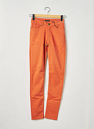 Pantalon slim stretch taille normale orange VOTRE NOM femme