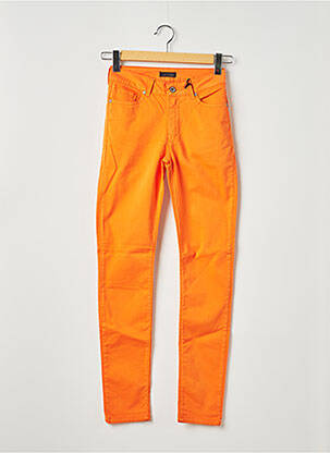 Pantalon slim stretch taille normale orange VOTRE NOM femme