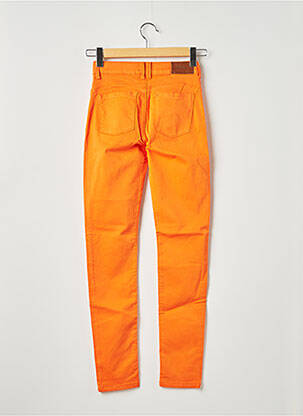 Pantalon slim stretch taille normale orange VOTRE NOM femme