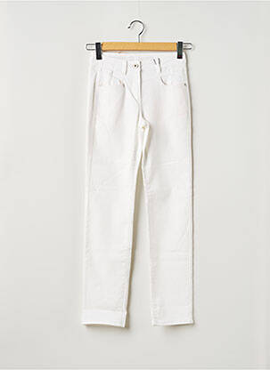 Jeans coupe droite blanc SANDWICH pour femme