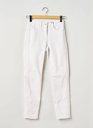 Jeans coupe slim blanc SANDWICH pour femme