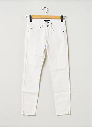 Jeans coupe slim blanc SET pour femme