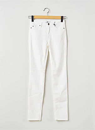 Pantalon slim blanc EMMA & CARO pour femme