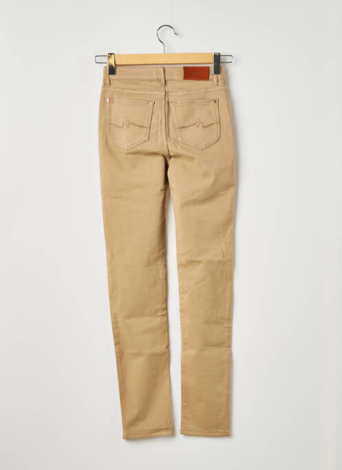 Pantalon slim beige VOTRE NOM pour femme
