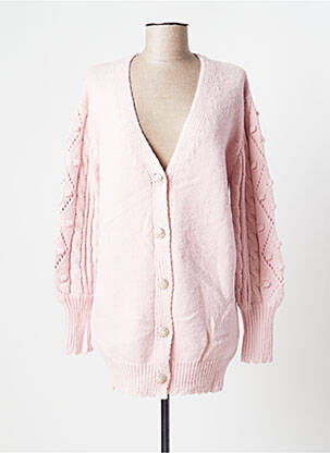 Gilet manches longues rose CIAO MILANO pour femme
