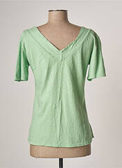 T-shirt vert MOMENT pour femme seconde vue
