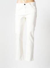 Jeans coupe slim blanc PHILDAR pour femme seconde vue