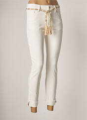 Pantalon 7/8 blanc ONADO pour femme seconde vue