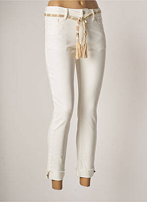 Pantalon 7/8 blanc ONADO pour femme