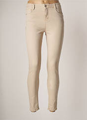Pantalon chino beige COLORFUL pour femme seconde vue