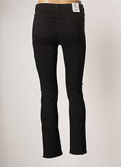Pantalon slim noir COLORFUL pour femme seconde vue