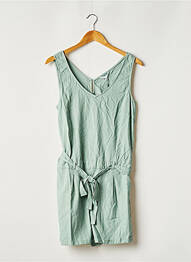 Combishort fermeture boutonnée au dos sans manche vert ESPRIT DE LA MER femme