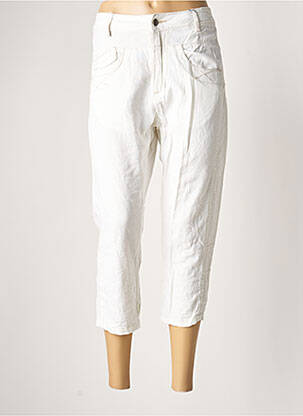 Pantacourt coupe droite taille normale blanc VILA femme