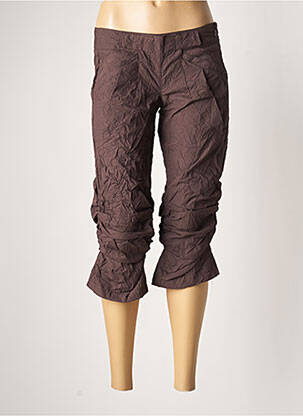 Pantacourt taille basse taille basse marron VILA femme