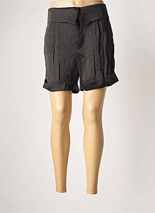 Short fermeture zippée sous rabat boutonné taille normale noir VILA femme