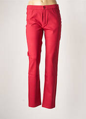 Pantalon slim rouge YOULINE pour femme seconde vue