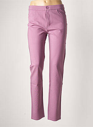 Pantalon slim violet YOULINE pour femme