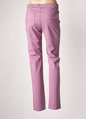 Pantalon slim violet YOULINE pour femme seconde vue
